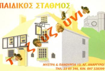  ΤΑ ΖΟΥΖΟΥΝΙΑ - ΛΑΖΟΥ ΒΑΙΑ - ΠΑΙΔΙΚΟΣ ΣΤΑΘΜΟΣ ΑΓΙΟΙ ΑΝΑΡΓΥΡΟΙ -ΒΡΕΦΟΝΗΠΙΑΚΟΣ ΣΤΑΘΜΟΣ ΑΓΙΟΙ ΑΝΑΡΓΥΡΟΙ